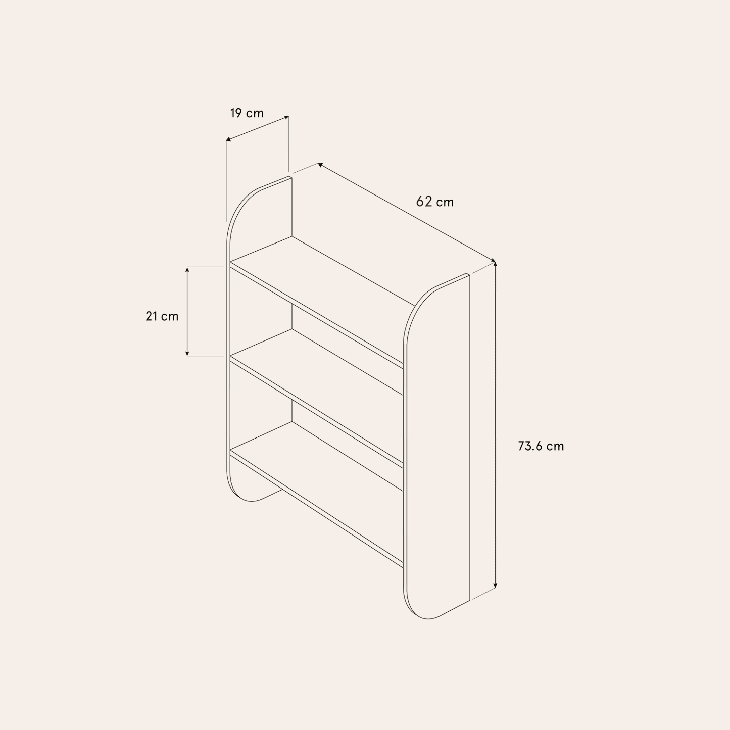 Strapats Wall shelf