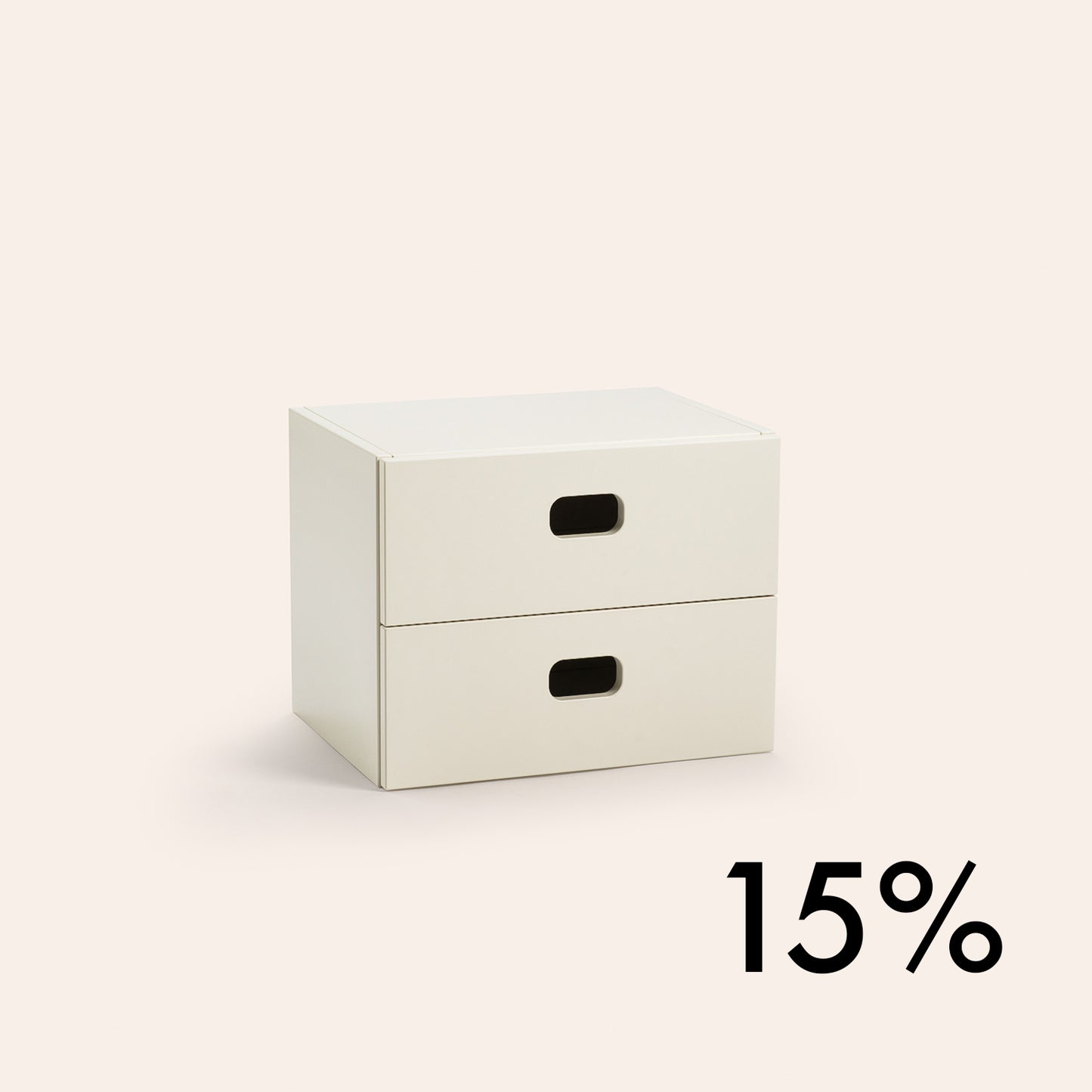 Lådhurts liten - Off-white