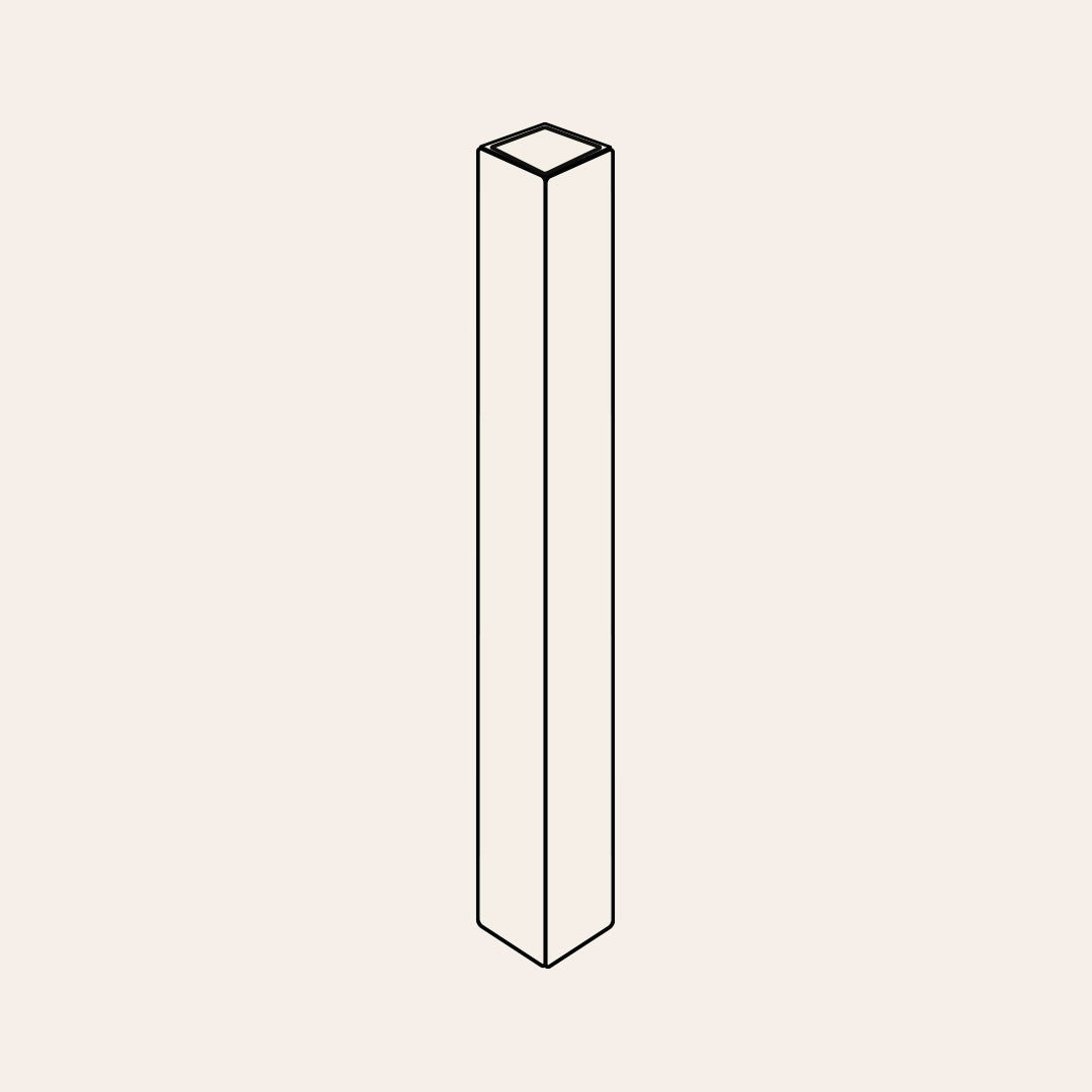 Förlängningsrör - Off-white - 10 cm