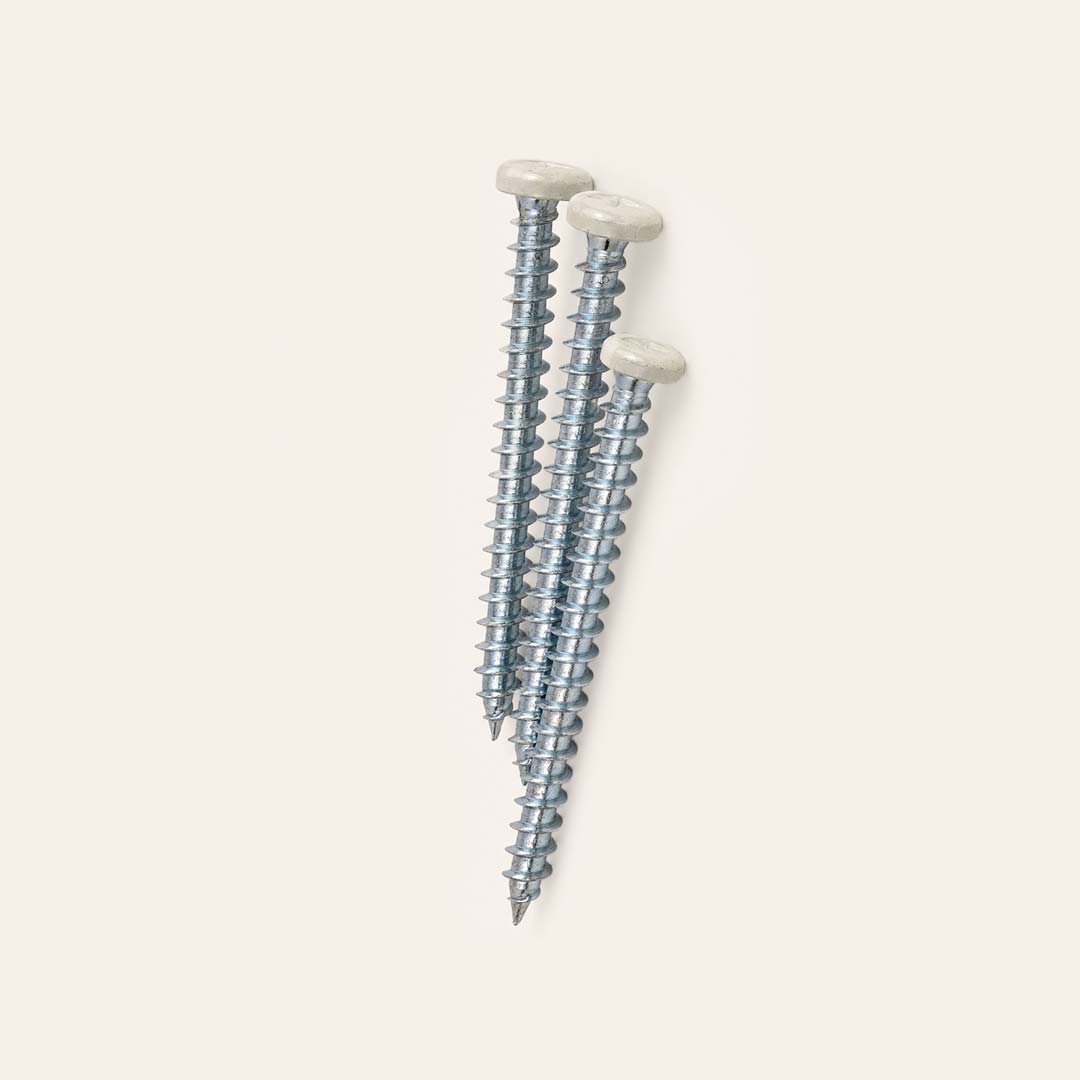 Extraskruv och plugg 3-pack - Off-white