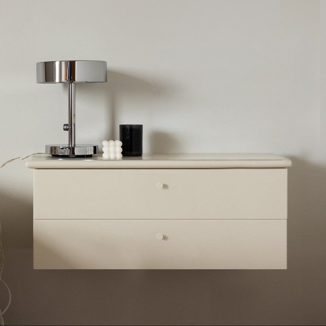 Top shelf and wall mount wide - Off-white