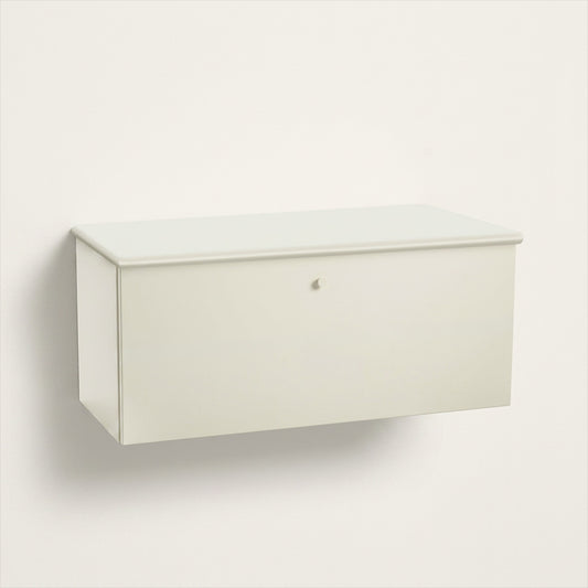 Wall-mounted Drawer Double - Off-white