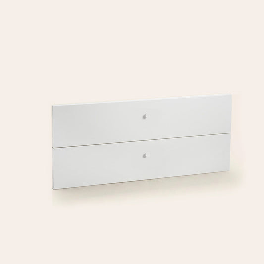 Drawer Front Knobs Wide - White